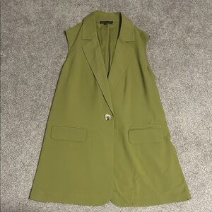 Adrianna Papell Moss Green Vest